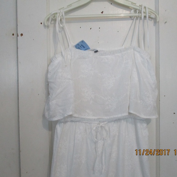 PURPLE  SNOW.. WHITE SUMMER DRESS. JR'S  12..NWT - Picture 3 of 6